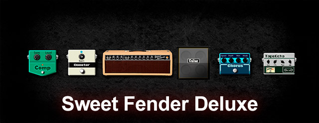 ToneLib GFX  preset based on Fender Deluxe guitar amp