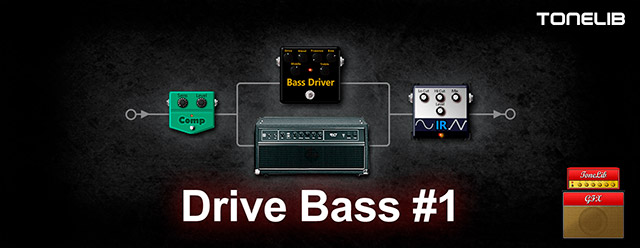 ToneLib GFX bass preset based on SVT amplifier with classic BassDrive pedal.