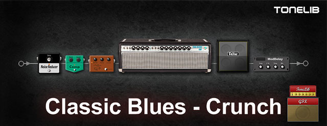 ToneLib GFX essential preset - Classic Blues - Crunch