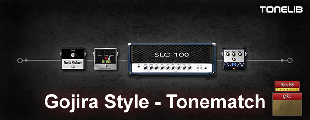 ToneLib GFX Tonematch preset of Gojira Guitar tone