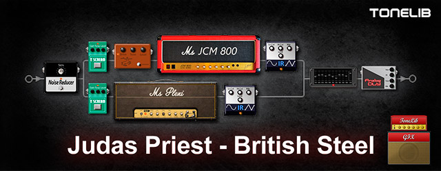 TL GFX user presets in the style of Judas Priest from British Steel album era 