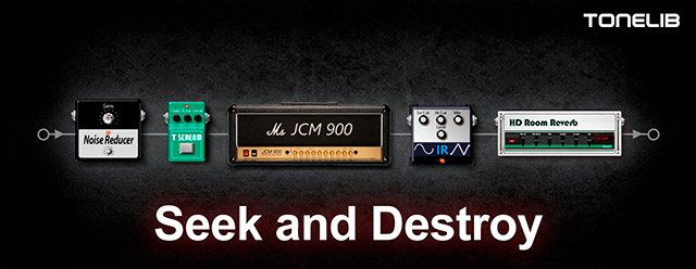  ToneLib GFX  user preset in the style of Metallica from the song Seek and Destroy