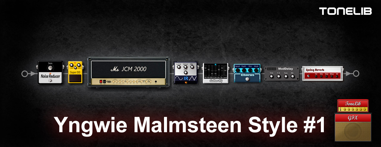 ToneLib GFX community preset in the style of Yngwie Malmsteen