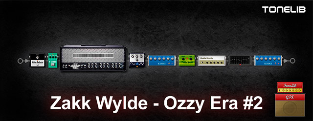 ToneLib GFX user preset in Zakk Wylde style from Ozzy's era