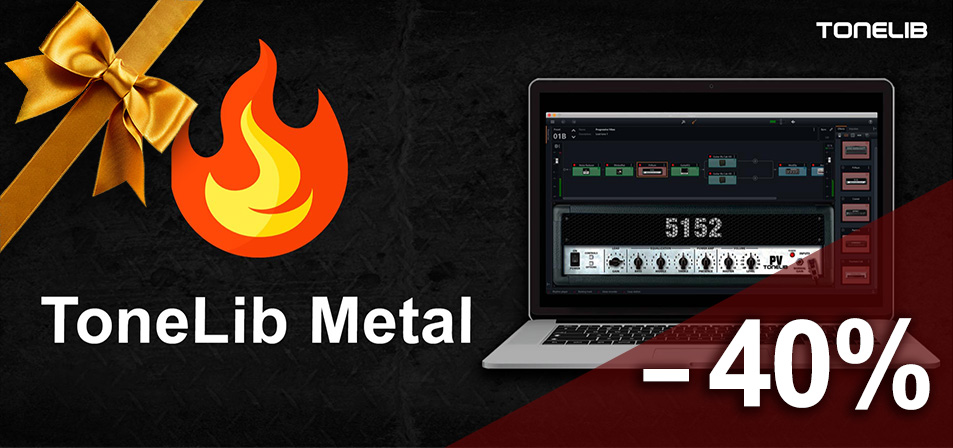 ToneLib Metal - Thumbnail with Logo and Standalone version of TL Metal.