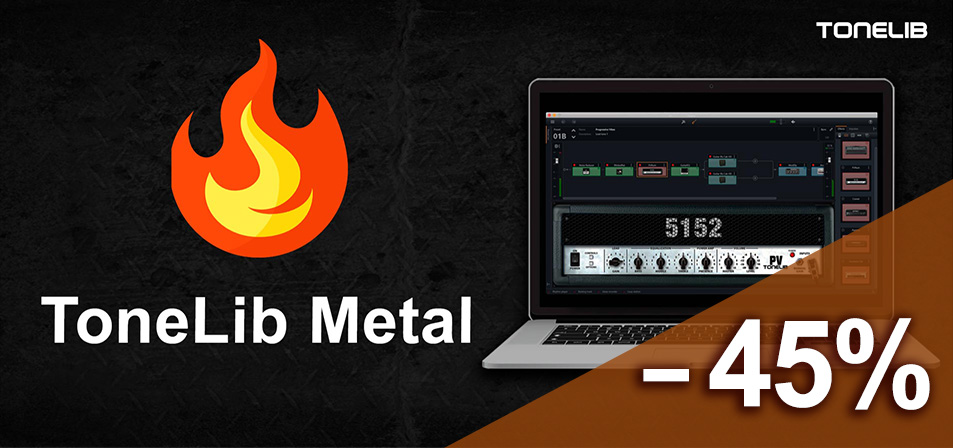 ToneLib Metal - Thumbnail with Logo and Standalone version of TL Metal.