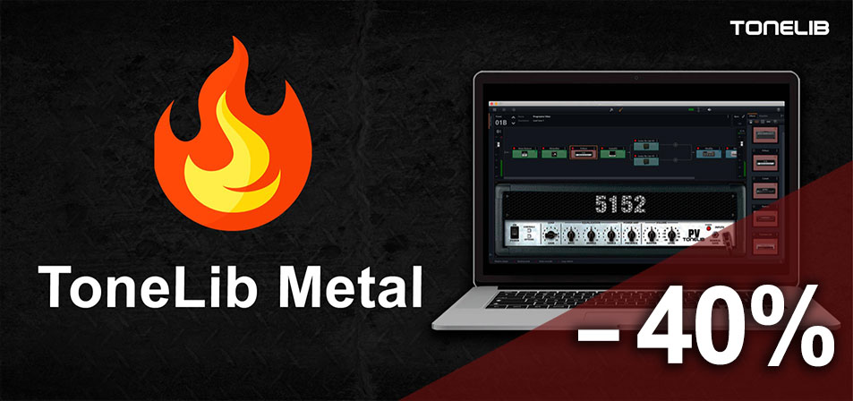 ToneLib Metal - Thumbnail with Logo and Standalone version of TL Metal.